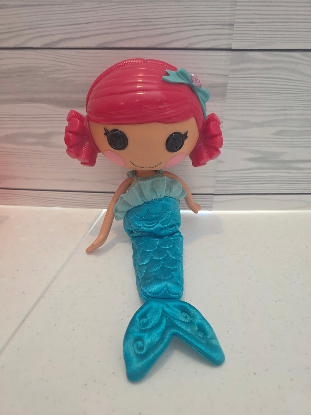 Lalaloopsy Coral Sea Shells 12” Full Size Doll Pink Hair With Mermaid Outfit